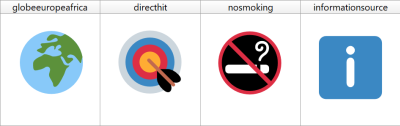 A gradient SVG color glyph displayed in the FontCreator font editor.