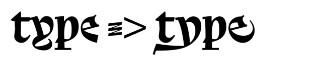 A swash capital letter alternate compared with the plain capital in FontCreator.