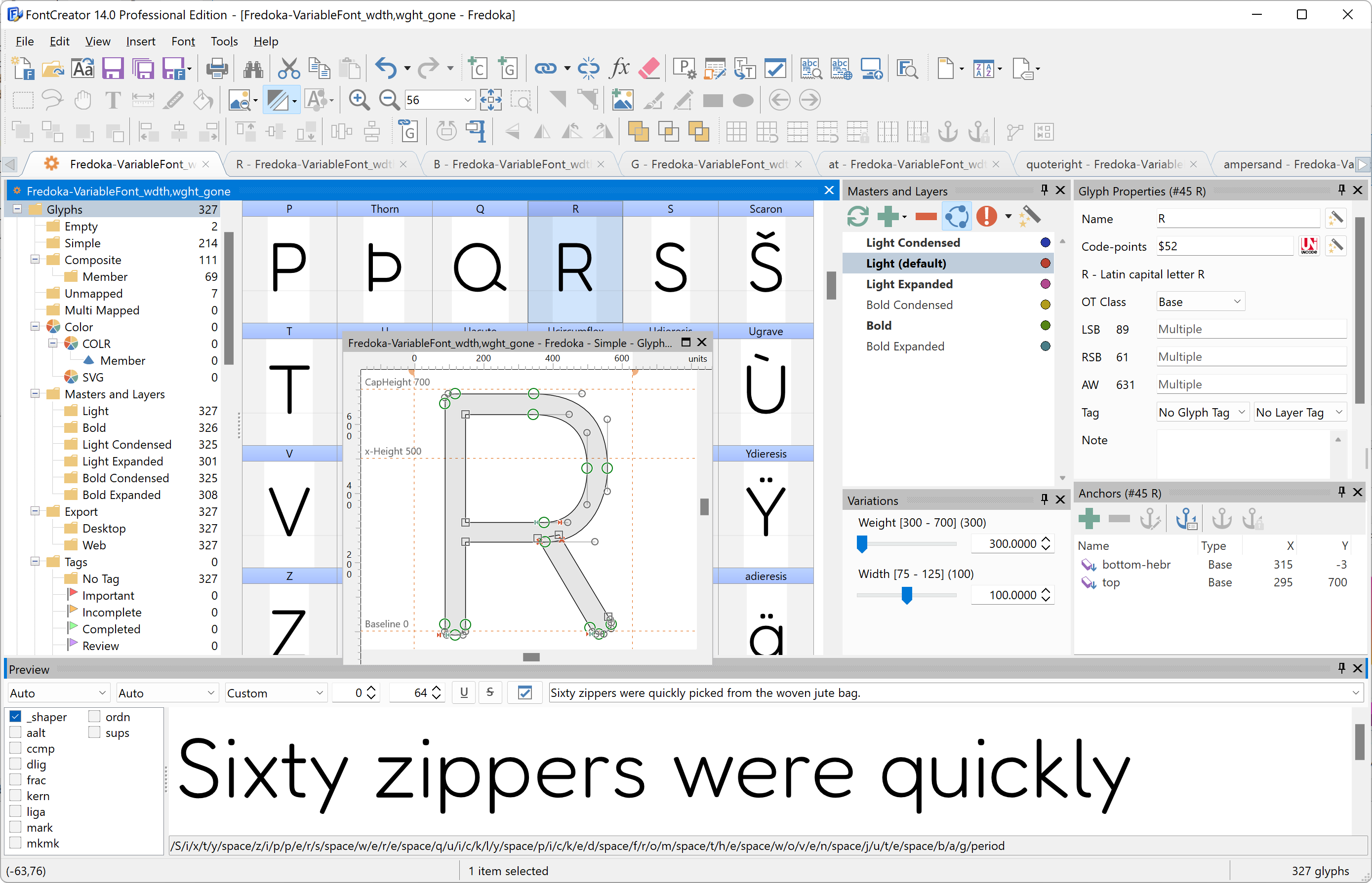 FontCreator is the most popular font editor for Windows